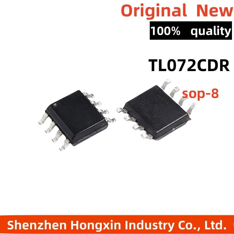 

100PCS TL072CDR TL072 SOP8 SOP TL072CD SMD LOW-NOISE JFET-INPUT OPERATIONAL AMPLIFIERS TL072C
