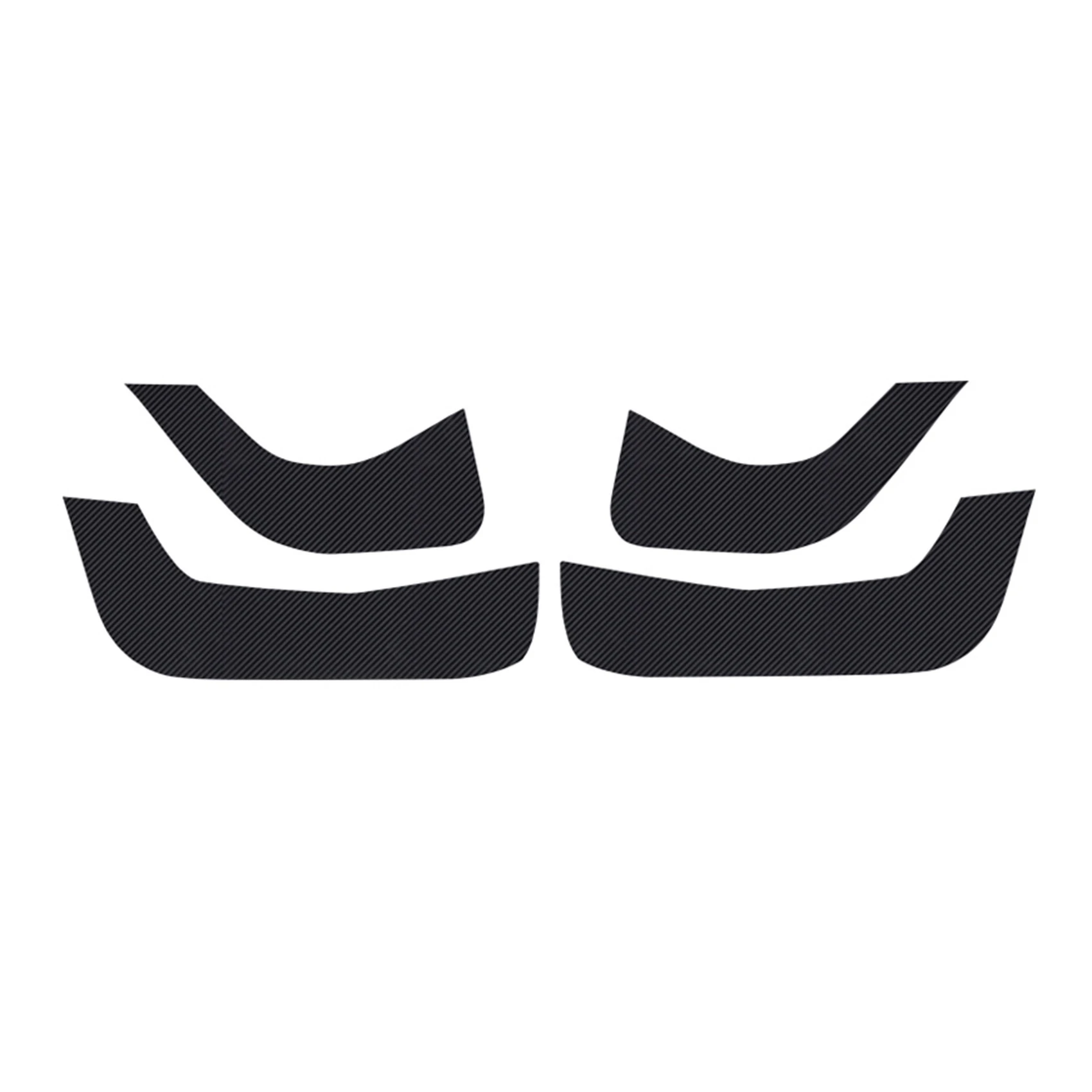 غطاء لباب السيارة من ألياف الكربون وسادة مانعة للركلة ، حماية الحافة الجانبية ، غطاء لحصيرة مازدا