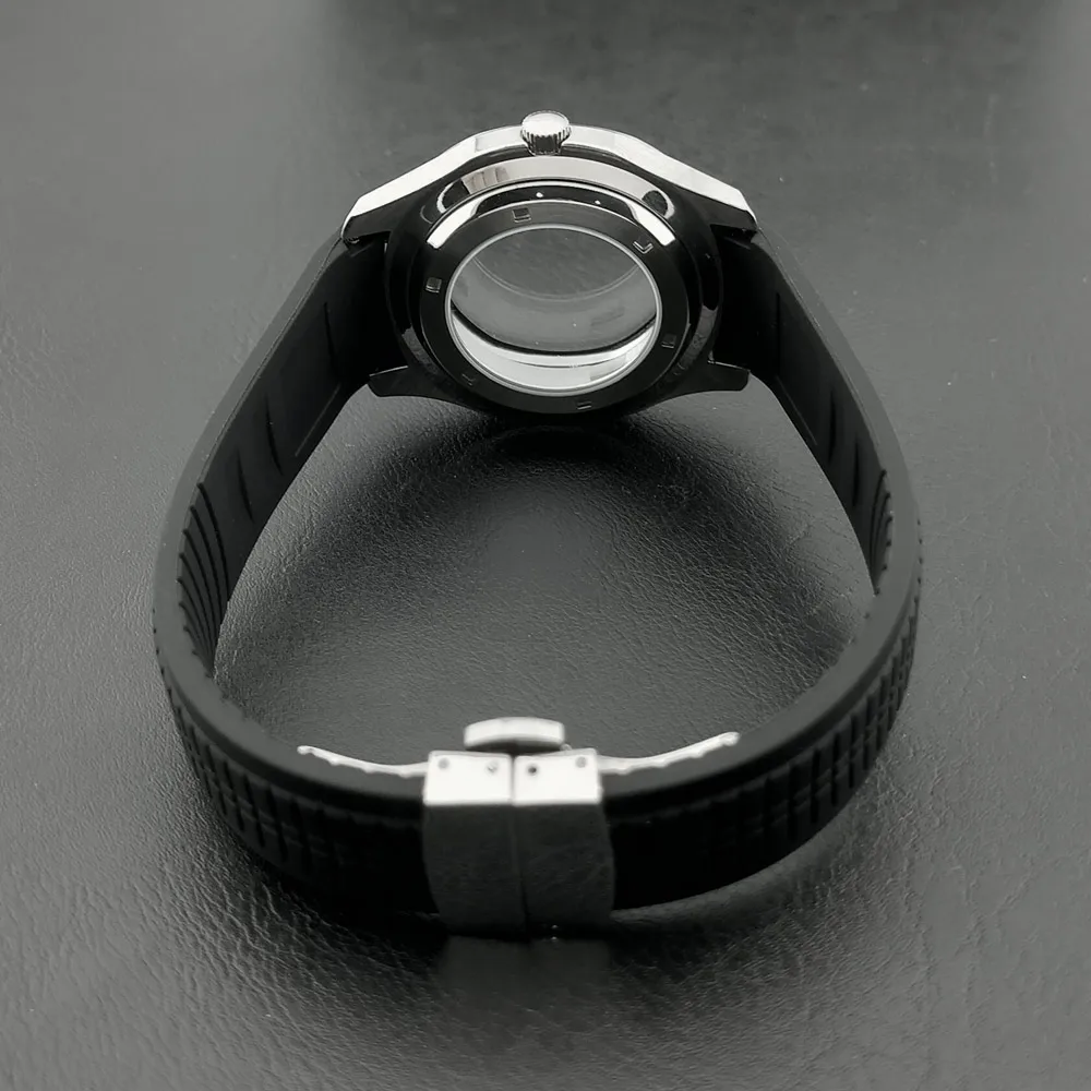 42-mm-Herren-Mechanikuhrengehäuse, geeignet für NH-Serien 35, 36, 38, 70, 72 Uhrwerke, montierte Uhrenteile, 5 Bar – Detail 3