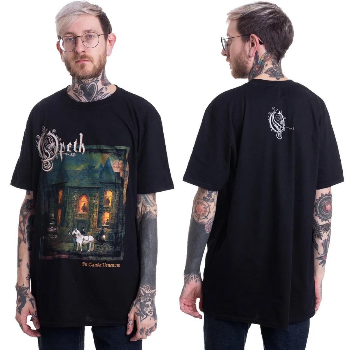 Retro Opeth Graphic Cotton T-shirt Unisex Summer Short Sleeve Fashion Brand Tee Luxury Casual Vintage Tees