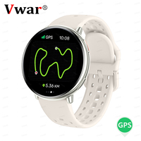 VWAR Active 2 Ultra-Thin GPS Smart Watch for Women Men IP68 Waterproof Sports Watches Blood Pressure Heart Rate Monitor SpO2