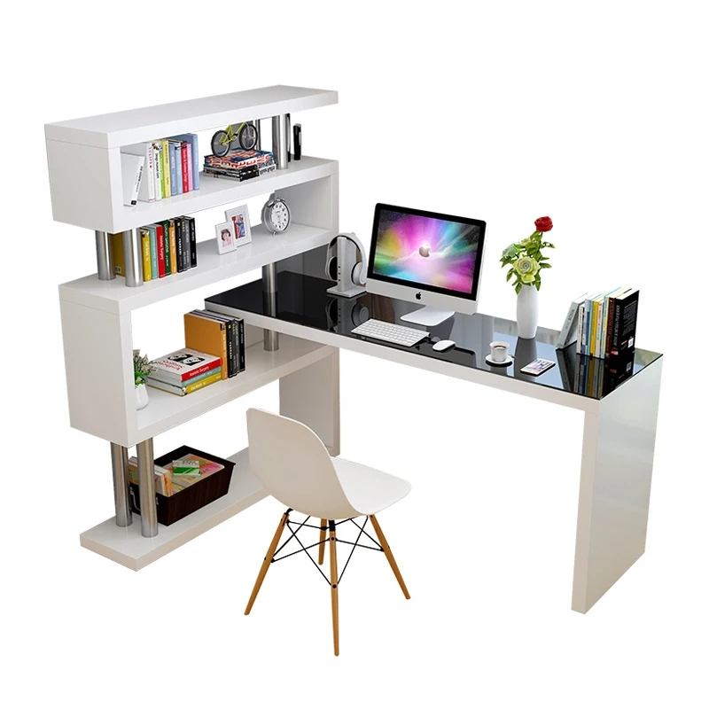 Top Quality Study Writing Desk Modern Office Desk Computer Desk With Bookshelf