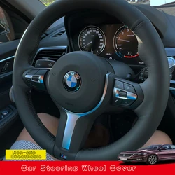 Customize Car Steering Wheel Cover For BMW M Sport F30 F31 F34 X5 F15 M50d X6 F16 M50d F20 F21 M135i M140i F32 F33 F36 X1 F48