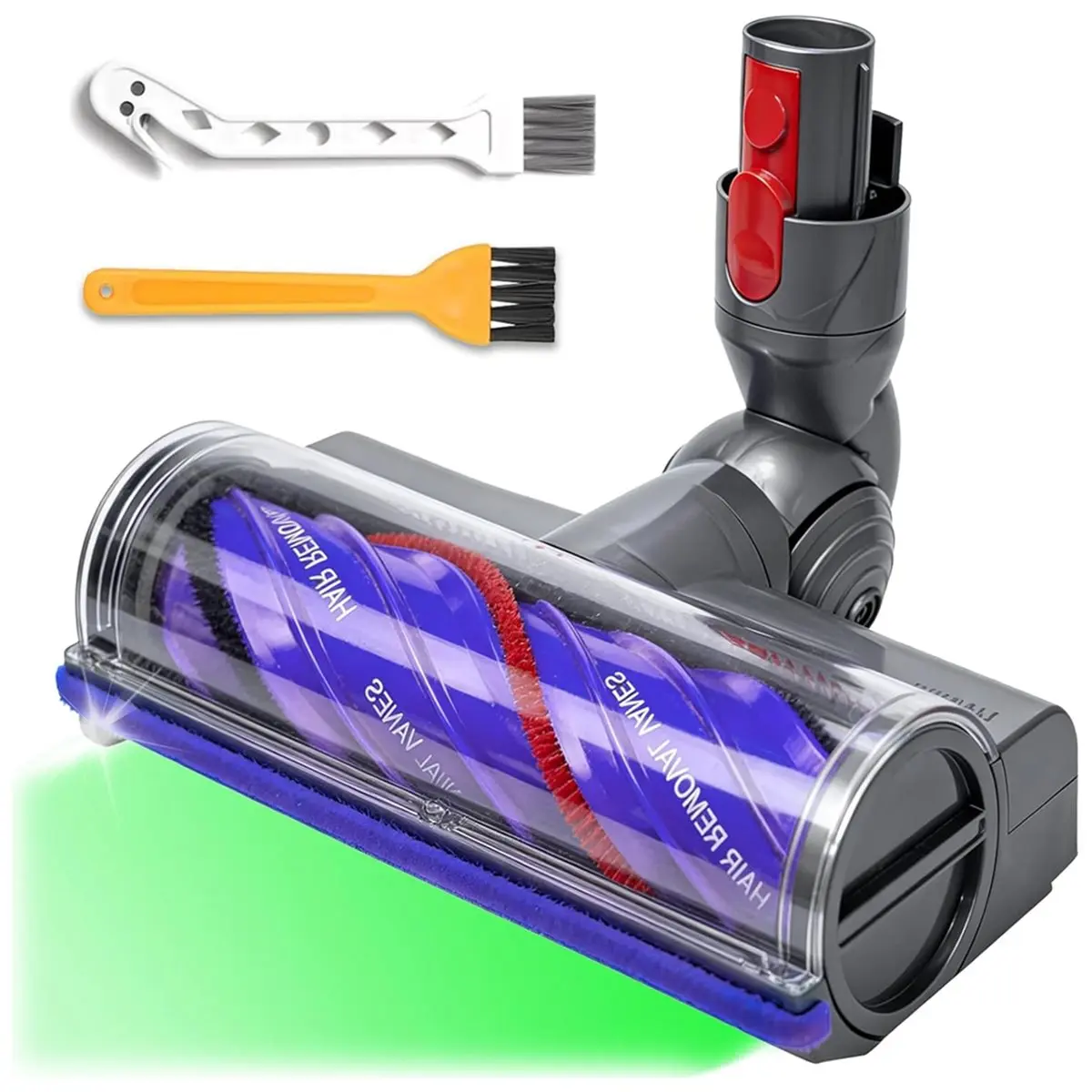 Choice Day Upgrade Anti- Brush Roller Head for V7 V8 V10 V11 V15 Vacuum Attachments Quick Release Floor Brush Head