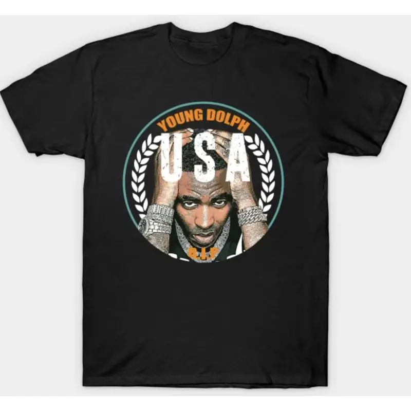 

Young Dolph Usa T Shirt Adult Small 3Xl Xxxl Black Fan Art