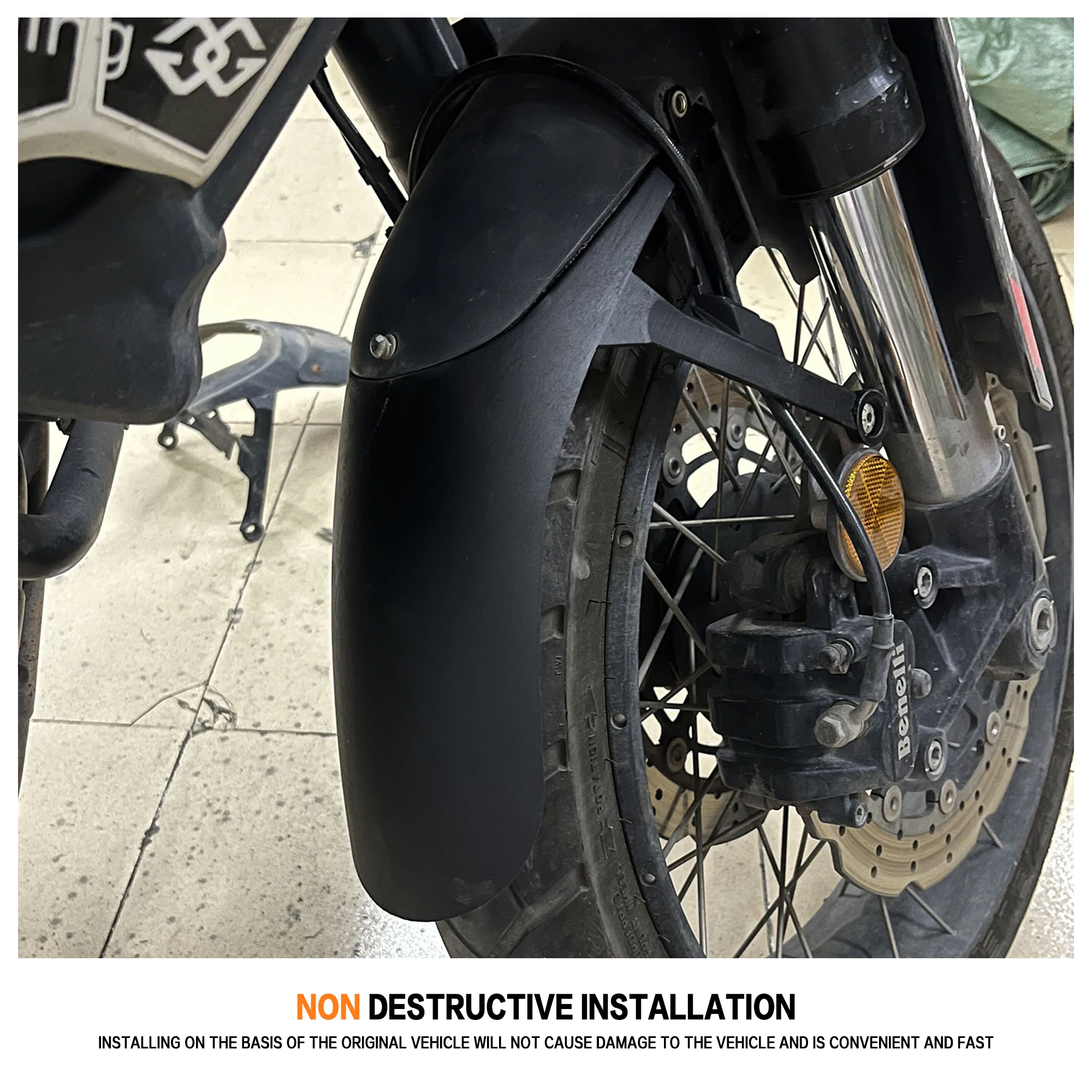 Accesorios para motocicleta 702X para Benelli TRK502 TRK702X TRK 502x 552X extensión de guardabarros extensor de guardabarros delantero contra salpicaduras