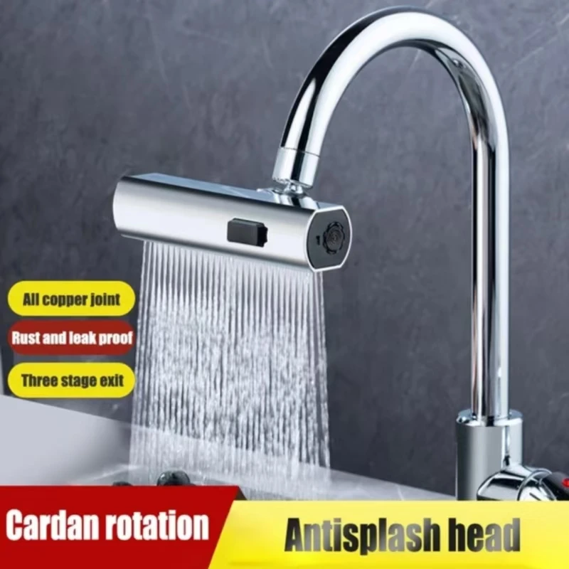 Kitchen Faucet Waterfall Stream Sprayer Head Sprayer Filter Diffuser Water Saving Nozzle Faucet Connector Mixers Tap Accessorie