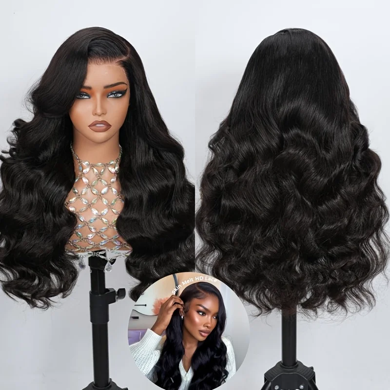 On Sale Body Wave Human Hair Wigs 13x6 13x4 HD Lace Front Wigs Glueless 250% Density Pre Plucked Pre Cut With Baby Hair Ready To Wear For Black Women