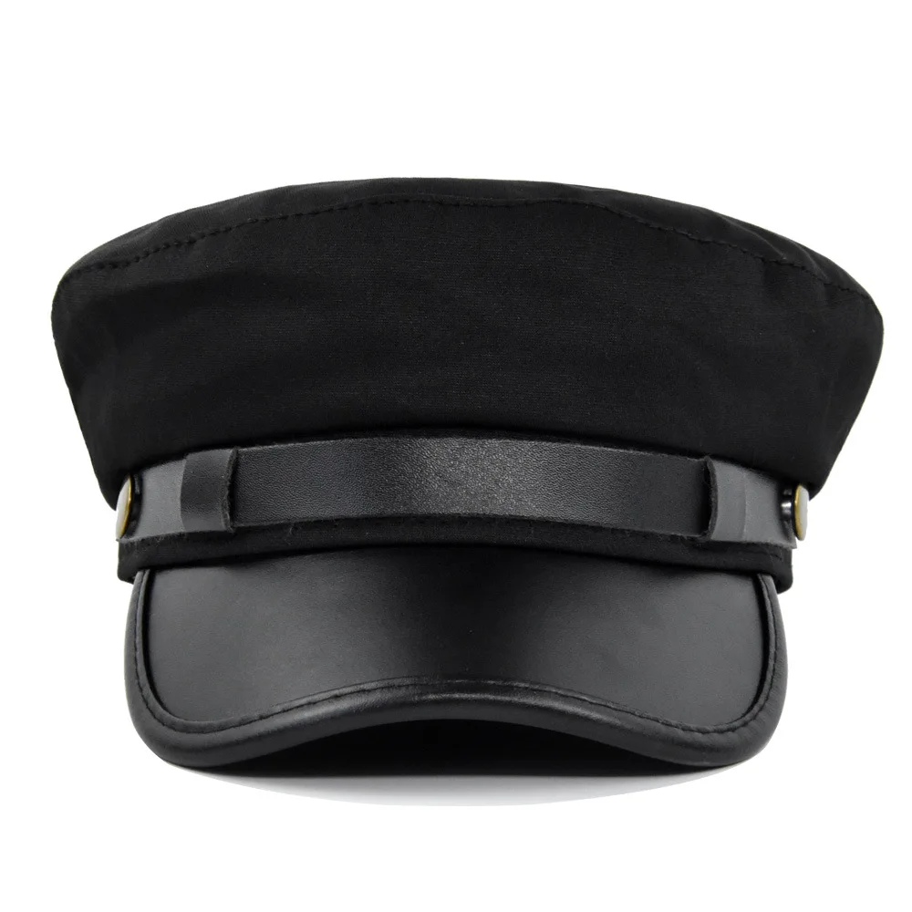 Flat Cap Vintage Navy Cap British Style Octagonal Hat Beret Hats Duck Tongue Cap Salior Hat Flat Peaked Caps Outdoor Travel