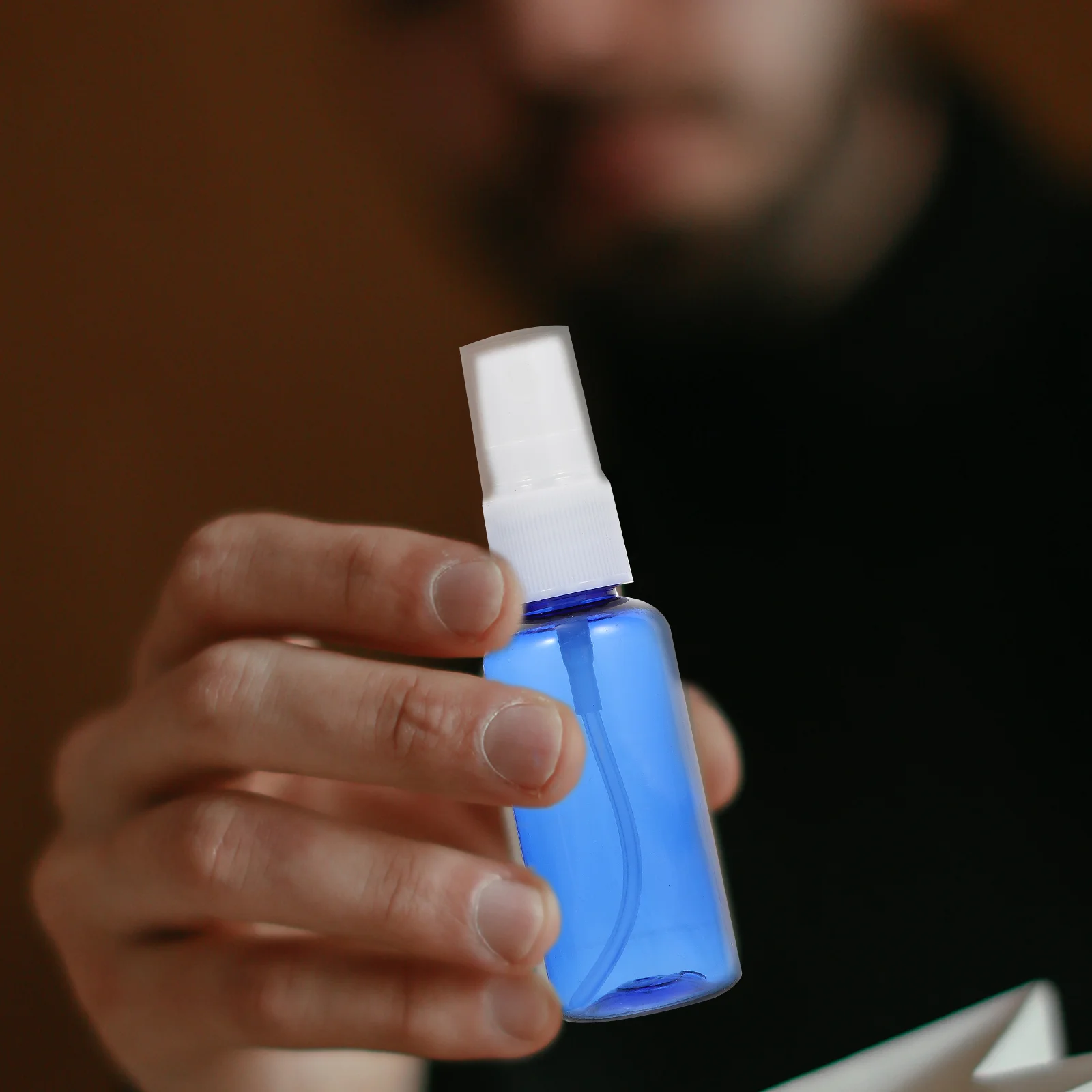 Sous-bouteilles en PET de 30ml, 30 pièces, support de liquide en Spray de voyage Portable, noir, vide, stockage de cosmétiques, shampoing rechargeable pour le corps