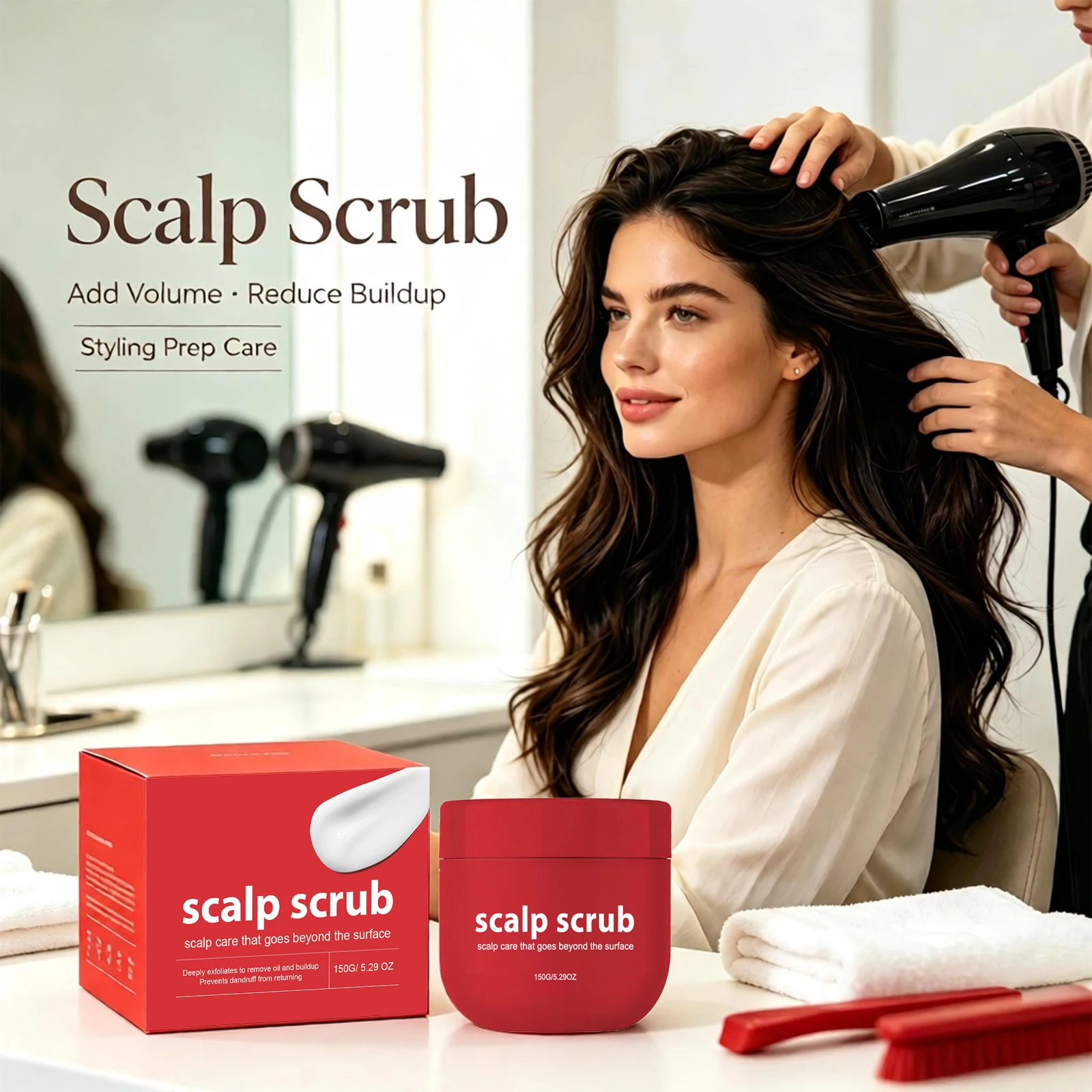 Refreshing Scalp Scrub Nourish Hair Strands Oil Controlling Boost Hair Shine Deep Cleaning Reduce Scalp Odor Soothe Itchy Scalp