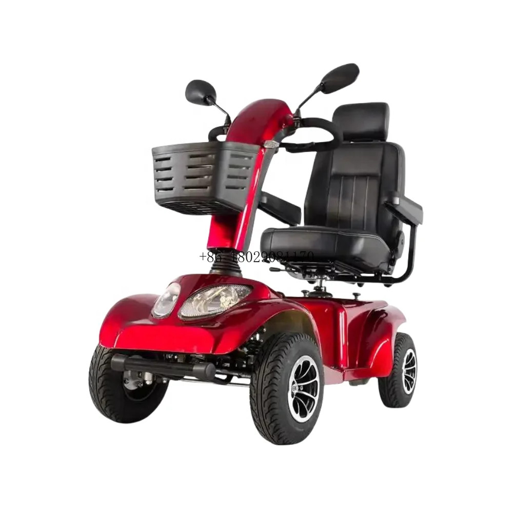 wheel Off Road Handicap Electric Mobility Scooter for Elderly 2024 Hot All Terrain Heavy Duty 180Kg Oversize 4