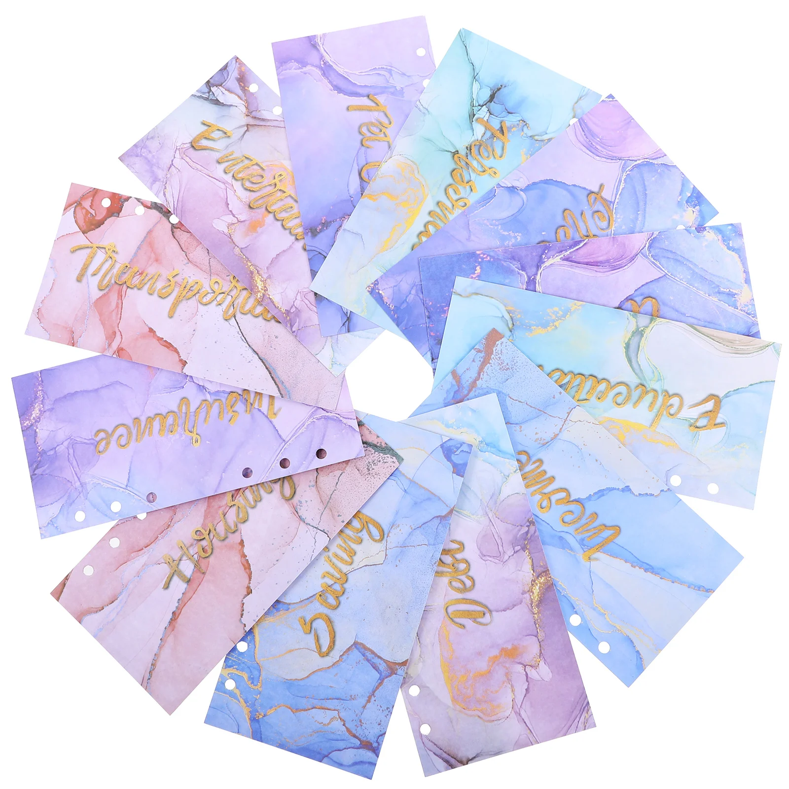 Budget Cards Portable Paper Sheets For Daily Expense Tracking Financial Planning Organizer Cash Envelope Tracker Budget