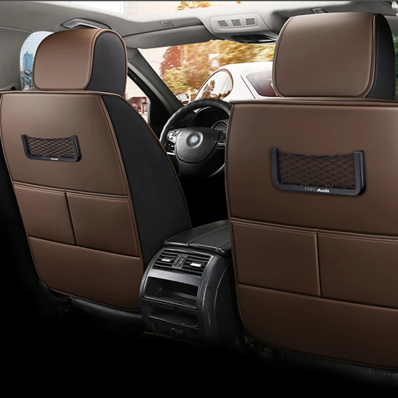 Карманный сетчатый органайзер для Audi Sline A3 A1 A4 B8 B7 A6 C7 A5 A7 A8 B9 B6 C6 Q2 Q3 Q5 Q7 Q8 TT, 1 шт.