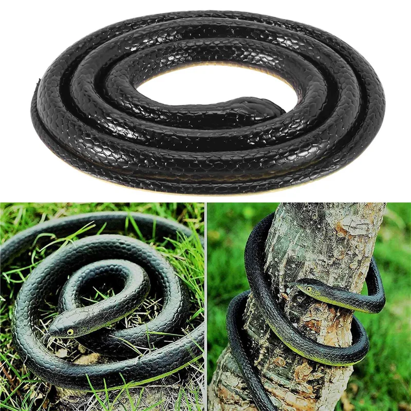 1. واقعية المطاط وهمية الثعابين سفاري الدعائم هالوين نكتة خدعة هدية