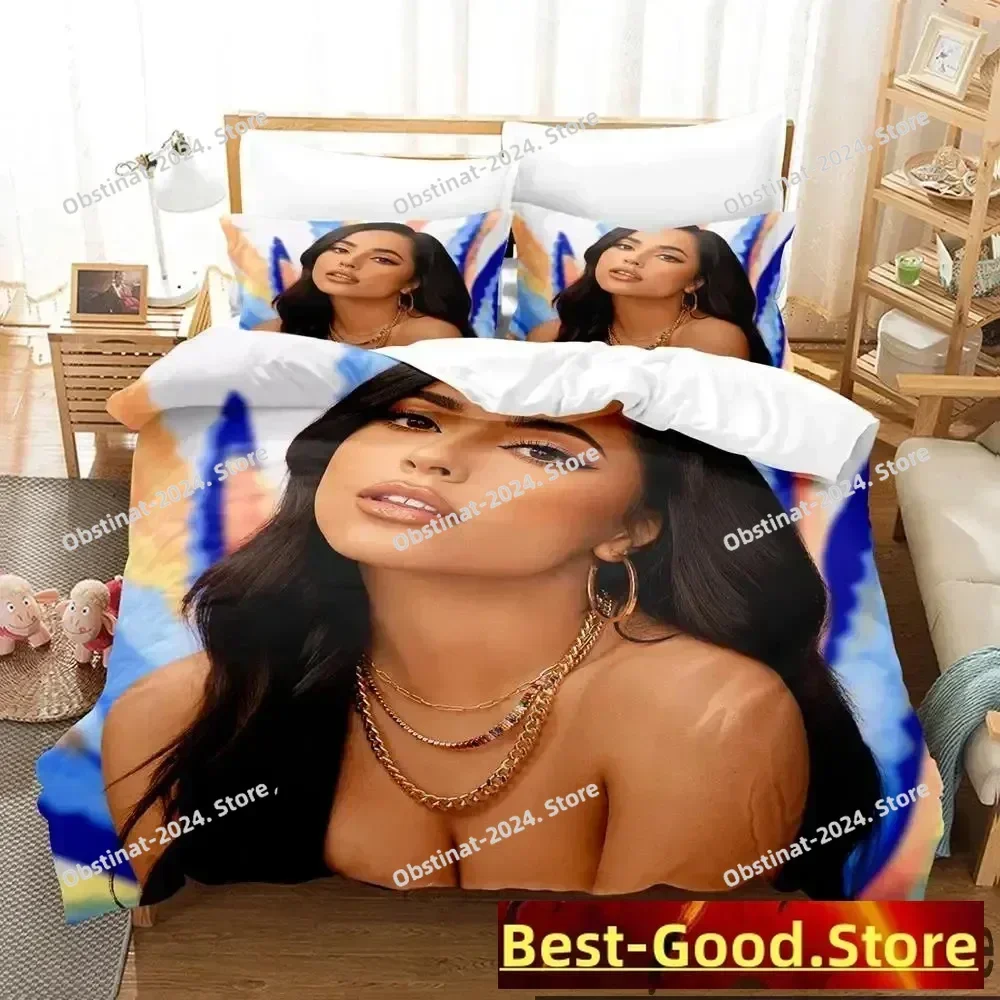 

3D Singer Becky G Bedding Set Printed Bed Set With Pillowcase Bed Duvet Cover Soft Single Double Queen Super King Size Bedroom