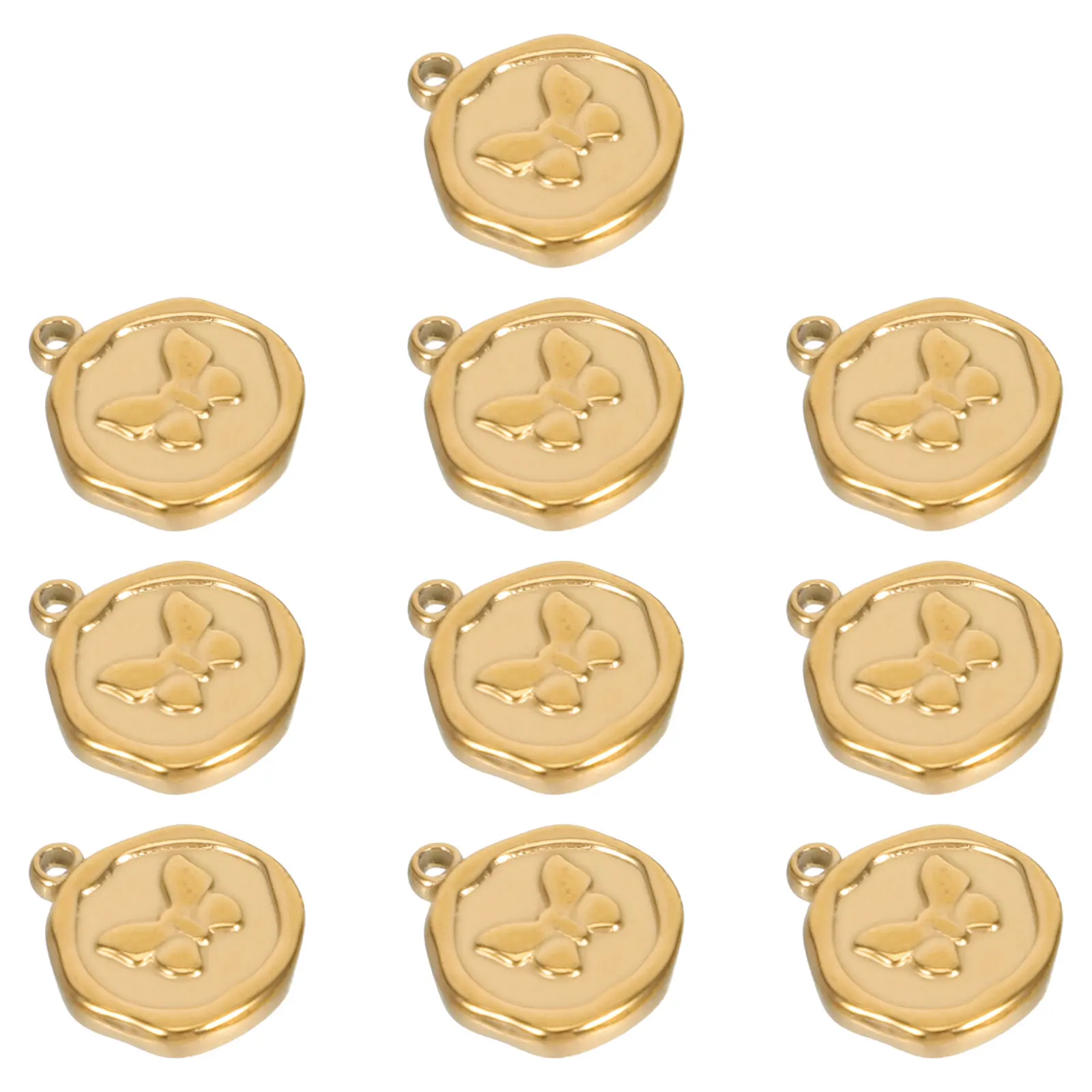 10 Pcs 나비 펜던트 액세서리 매력 장식 목걸이 참 DIY 쥬얼리 귀걸이 미스