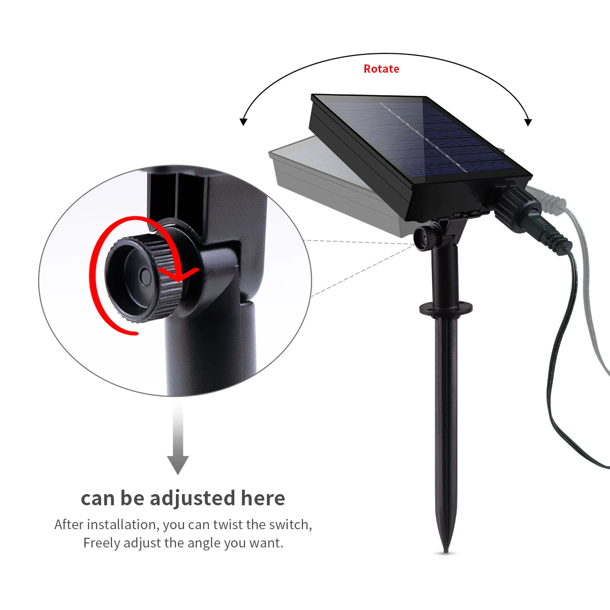 Outdoor Solar String Light IP65 Waterproof , 24V LED Fairy Lights with Remote Control 8 Modes,for Garden Wedding Camping Decor