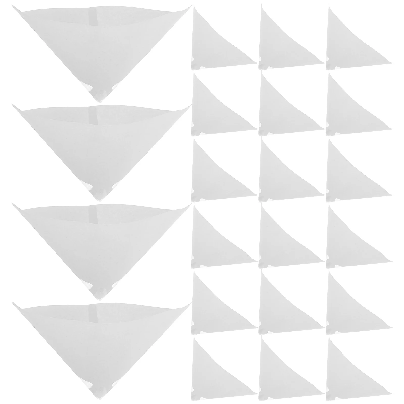 50 قطعة مرشح الطلاء المخروط كفاءة الترشيح العالية شبكة النايلون لمشاريع هواية اللوحة للسيارات مصفاة مخروط الطلاء