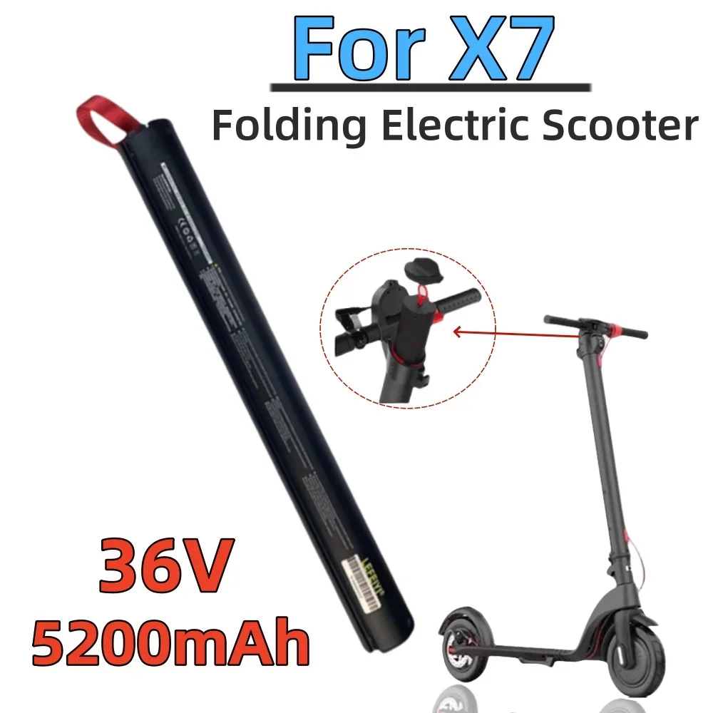 

For Huanxi X7 E-Scooter Battery Pack 36V 5200mAh High Capacity Replaceable Scooter Accessory