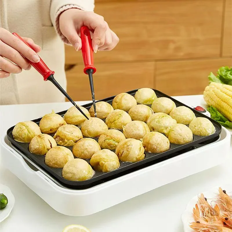 

220V Chibi Maruko Baking Machine Household Electric Takoyaki Maker Octopus Balls Grill Pan Professional Cooking Tools cake maker