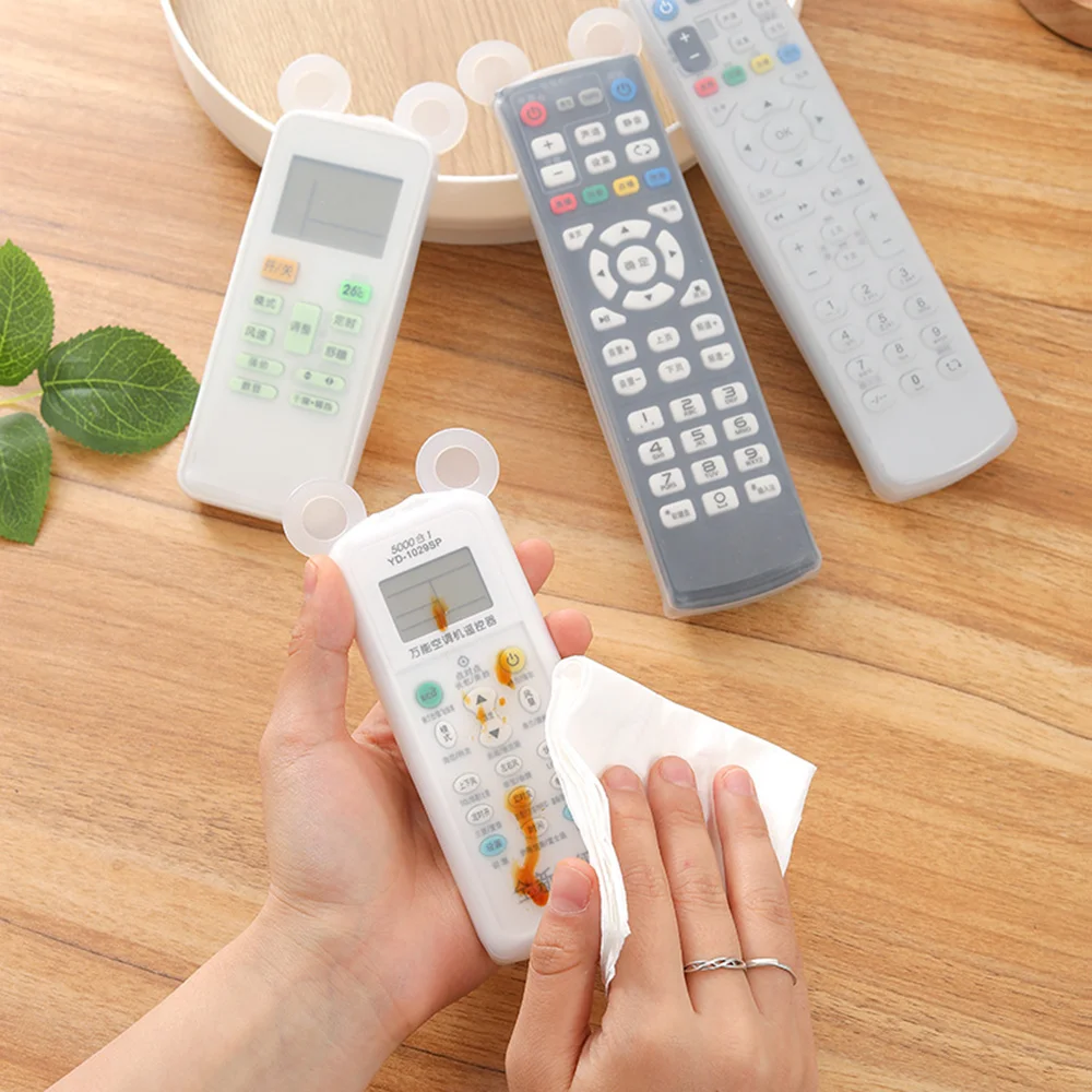 Transparent Remote Control Cover, Suitable for TVs and Air Conditioners, Protecting Your Devices from Dust and Scratches