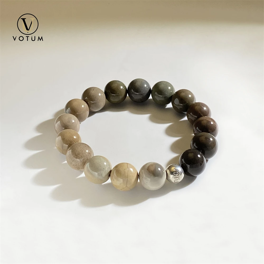 

Votum Natural Gradient China Alxa Agate Bracelet for Women Men Claming Spiritual Healing Yoga Gift Bracelets Beads StoneJewelry