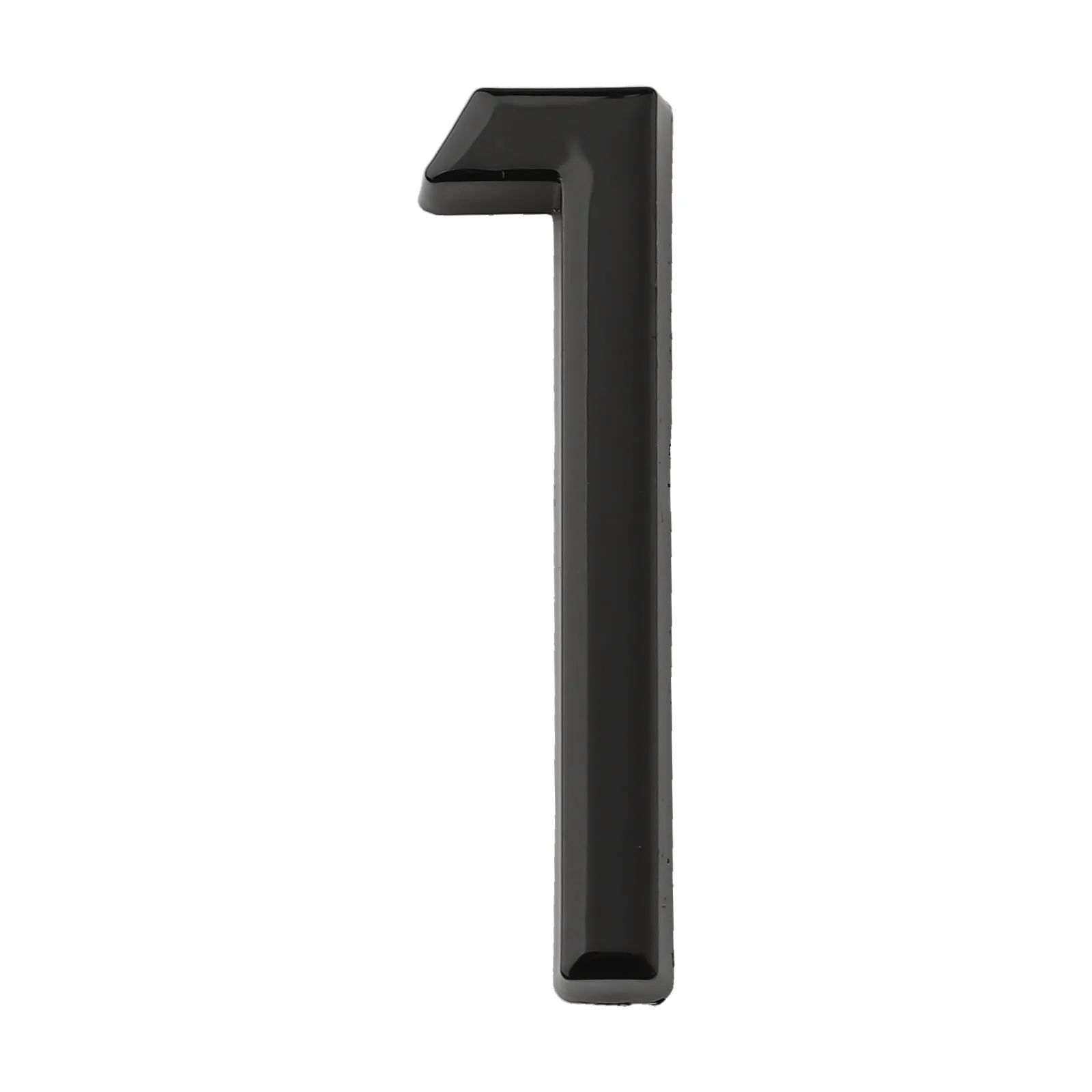 Black 3D House Numbers Doorplate Letters Plastic Address Sign Plate Outdoor Street Door Plaque Number For Home Mailbox 0-9