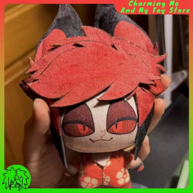 Hazbin Hotel Vox Alastor 10cm Plush Doll Knockoff Version  Alastor Cute Nunu Printed Style Companion Plush Toy Presale 15 Days