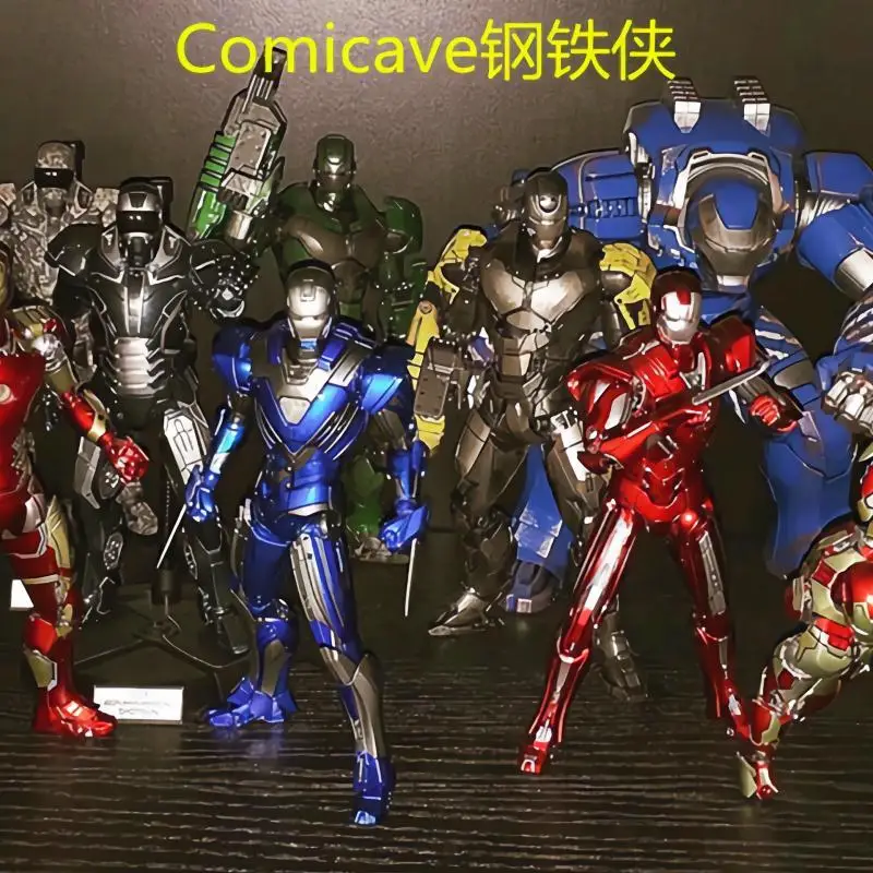 

Original Comicave Iron Man Igor Mk38 Alloy Metal Mk40 Mk21 Mk25 Mk26 Mk33 Mk42 Mk43 1/12 Led Marvel Legends Action Model Toy