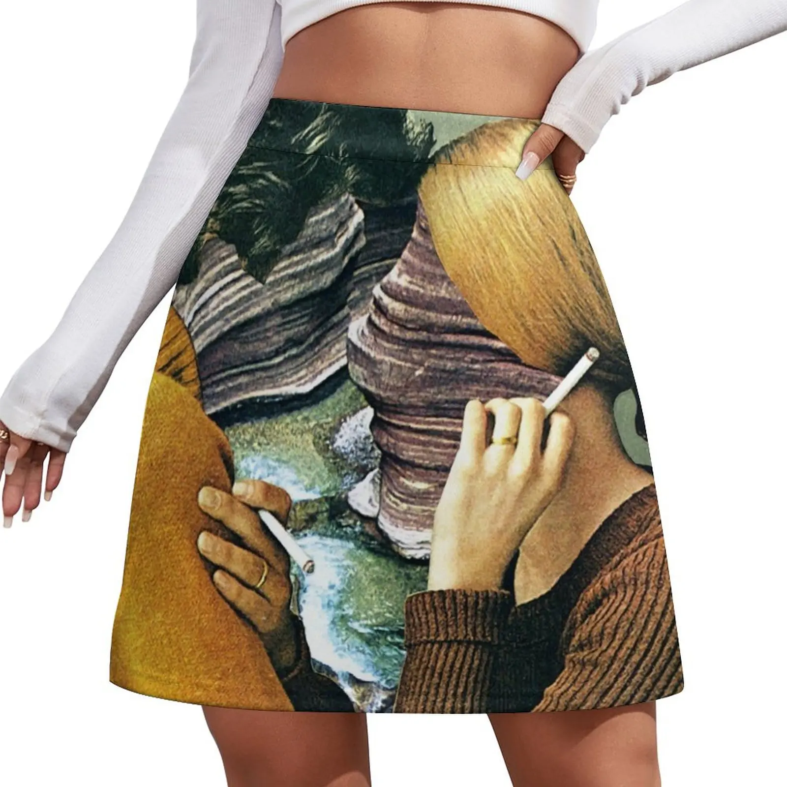 

A Creek Between Us Mini Skirt japanese style Women's summer skirts clothes for women 90s aesthetic