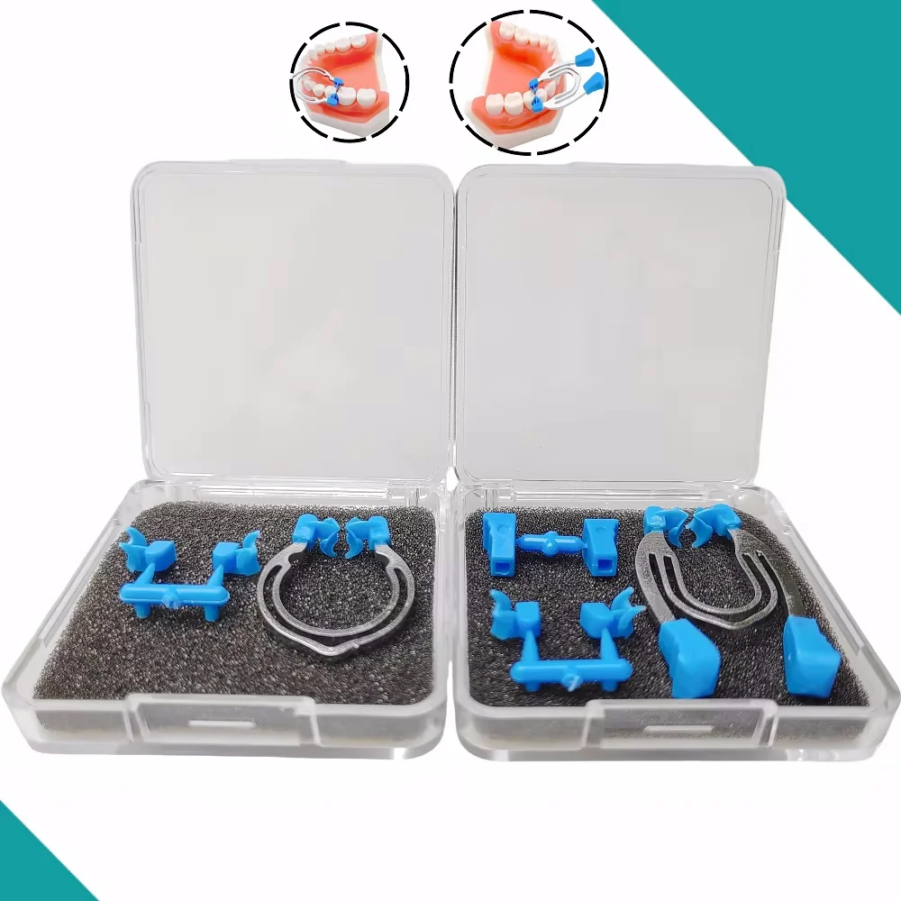 Dental Matrix Sectional Contoured Matrices Clamps Wedges Metal Spring Clip Rings Dentist Tools Dental Lab Instrument
