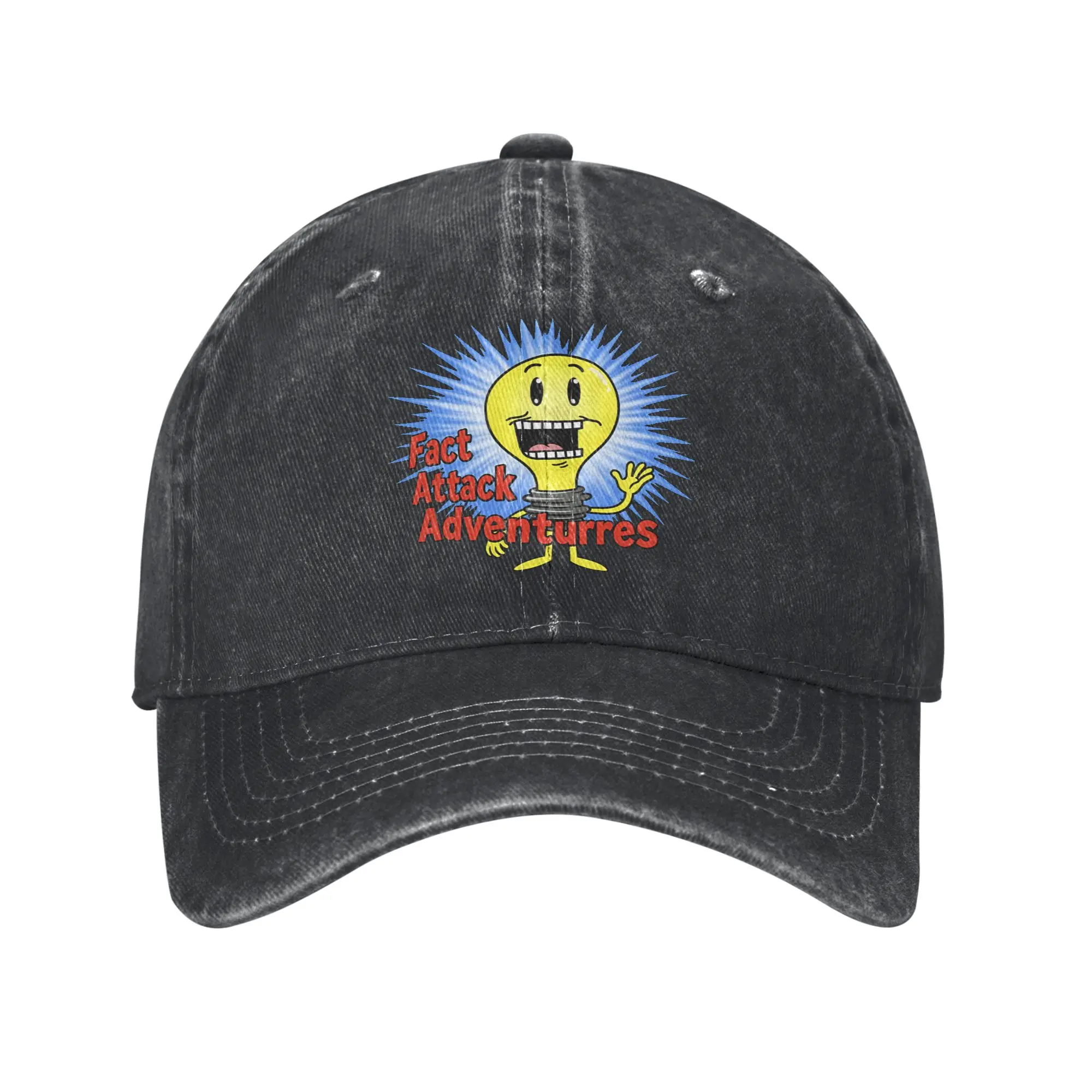 Fact Attack Adventures Lighty Printed Cap For Unisex Cotton  Trucker Hat Daily Wear Baseball Cap Adjustable