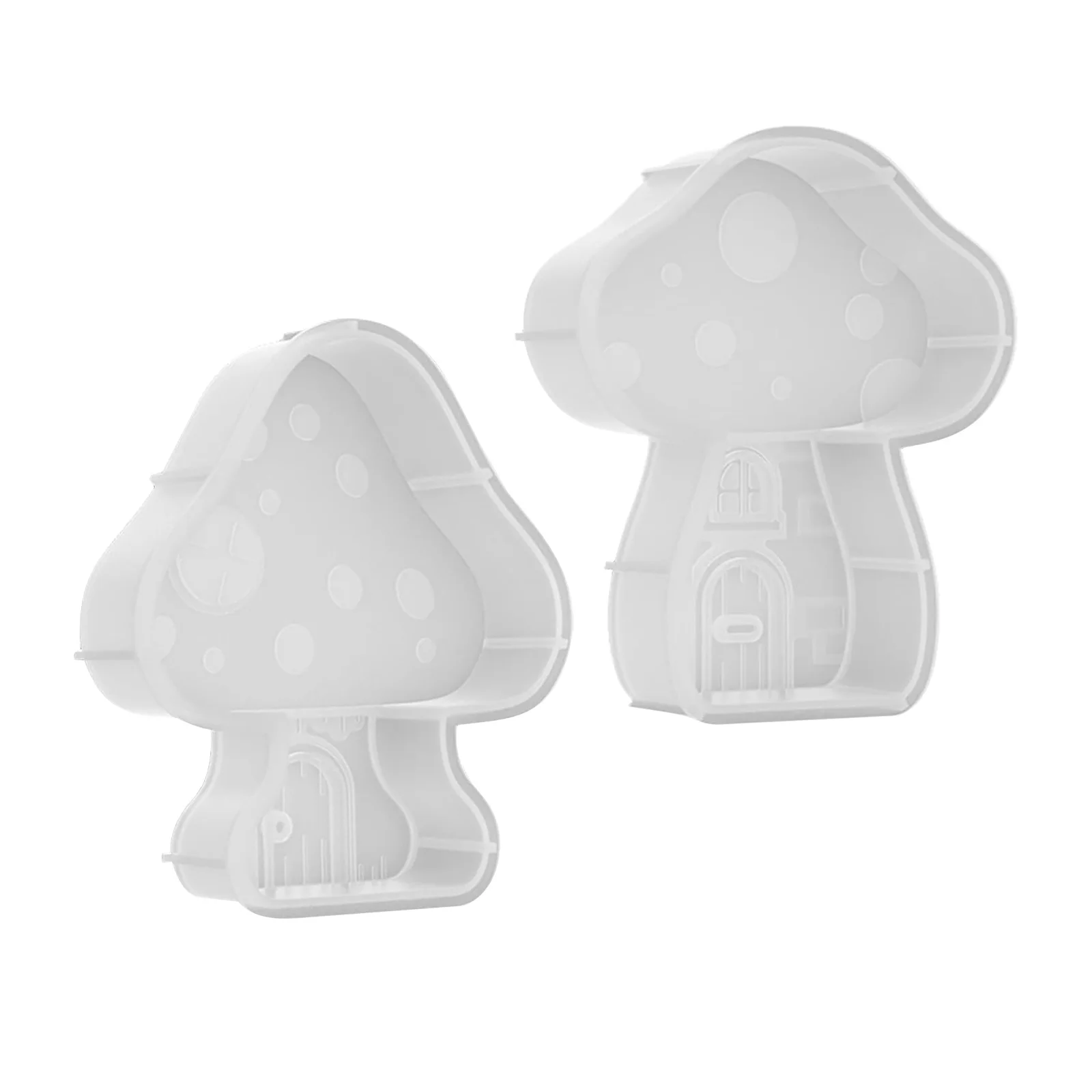 

2Pcs Silicone Mushroom Mold DIY Wax Mold for Handmade Mushroom Craft Party Home Decoration