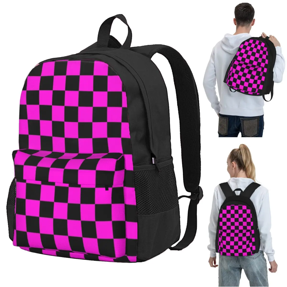 Missing Texture Backpack Student BookBag Kids School Bag Laptop Shoulder Bags for Boys Girls