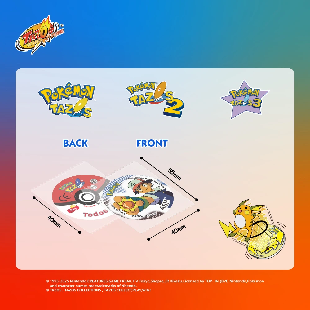 TAZOS Collections Pokemon 1 2 & 3 Full/Complete Album Set 81/100/90Pcs Flippo Pogs Taps【Spanish & Greek version-Total 271Pcs】