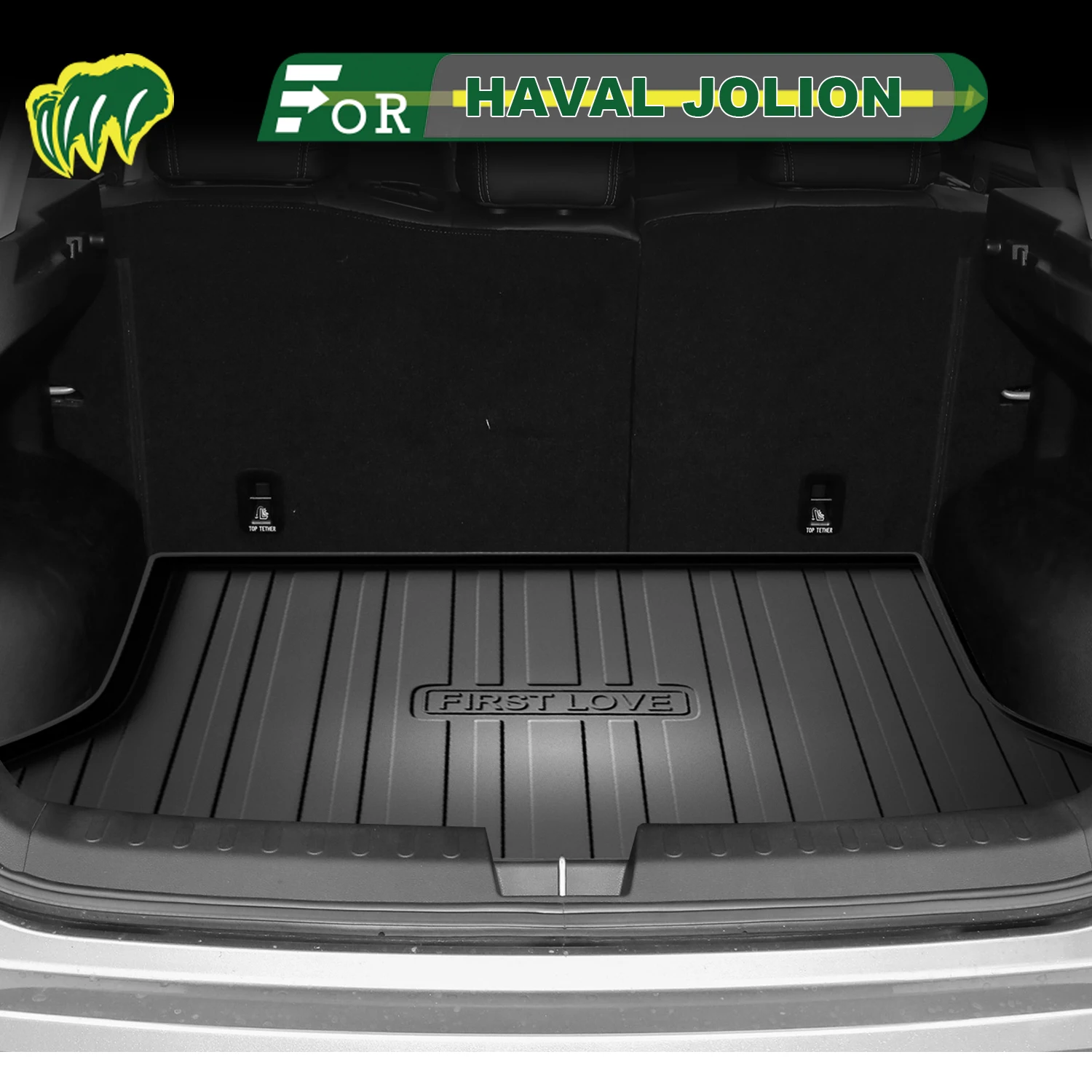 

For HAVAL JOLION 2021-2025 TPE Custom Fit Car Trunk Mat All Season Cargo Mat 3D Shaped Trunk Liner Rear Trunk Protection Mat