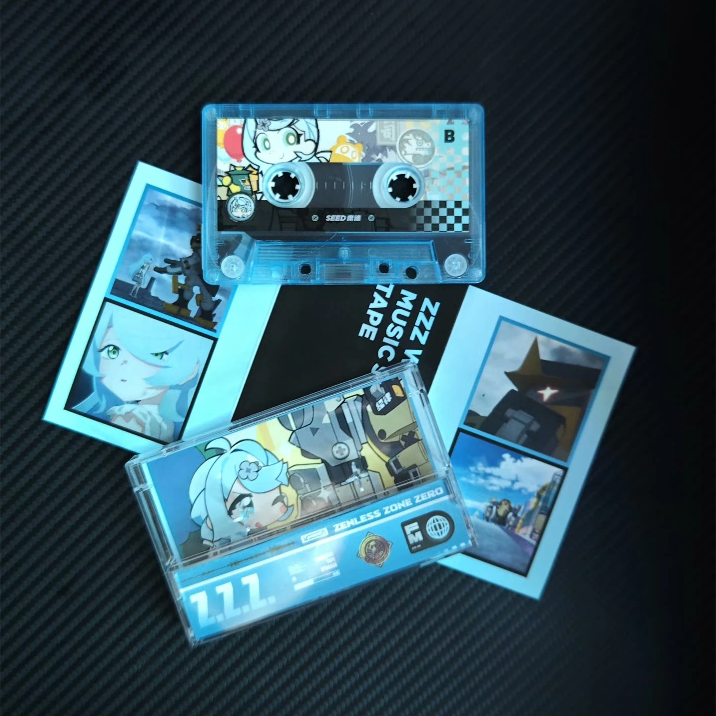 Jogo zenless zona zero obol esquadrão música fita semente ost álbum cassetes cosplay walkman gravador de carro soundtracks caixa festa música