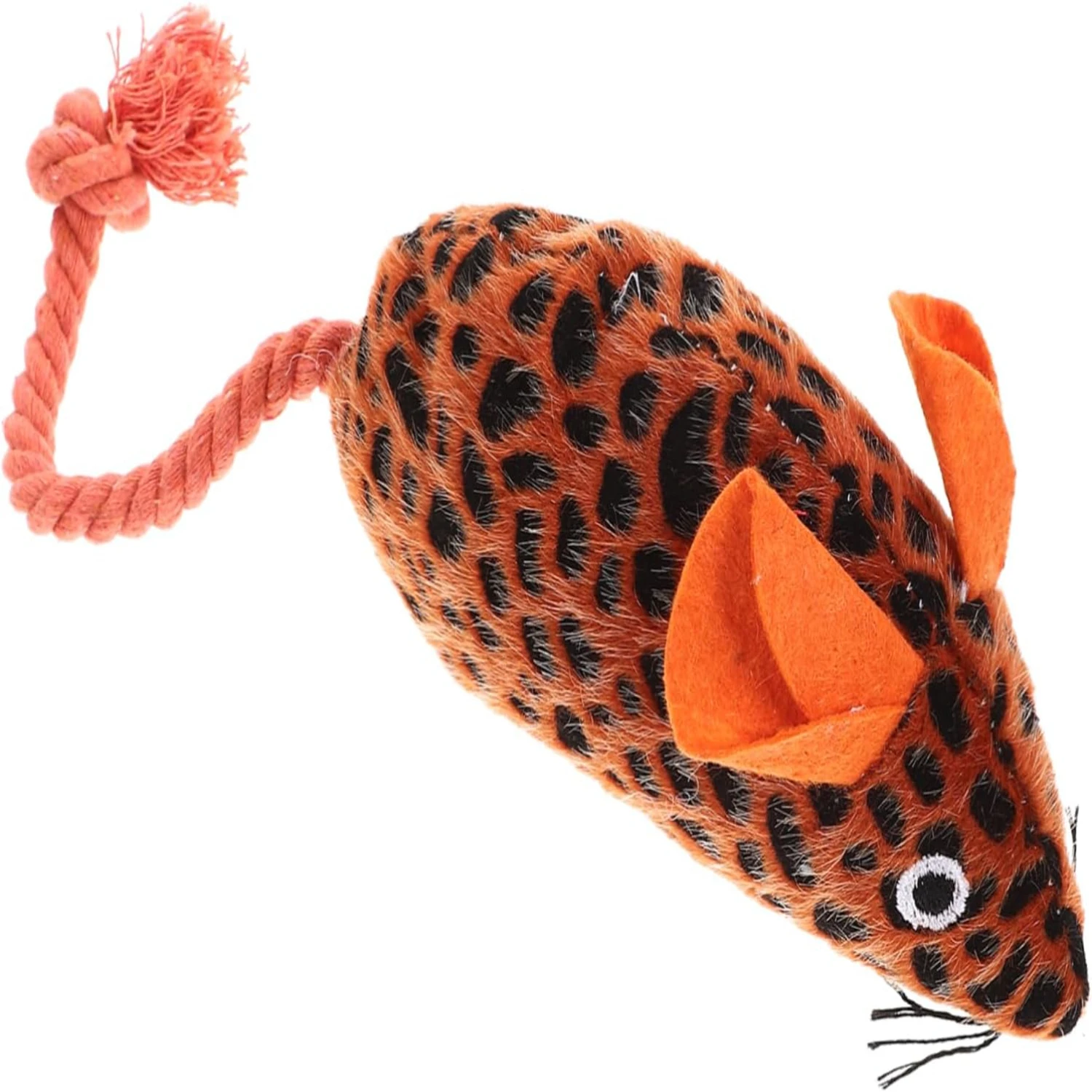 Soft and Adorable Interactive Mouse-Shaped Plush Cat Toy - Perfect Companion for Playful Cats and Kittens - Provides Hours of In