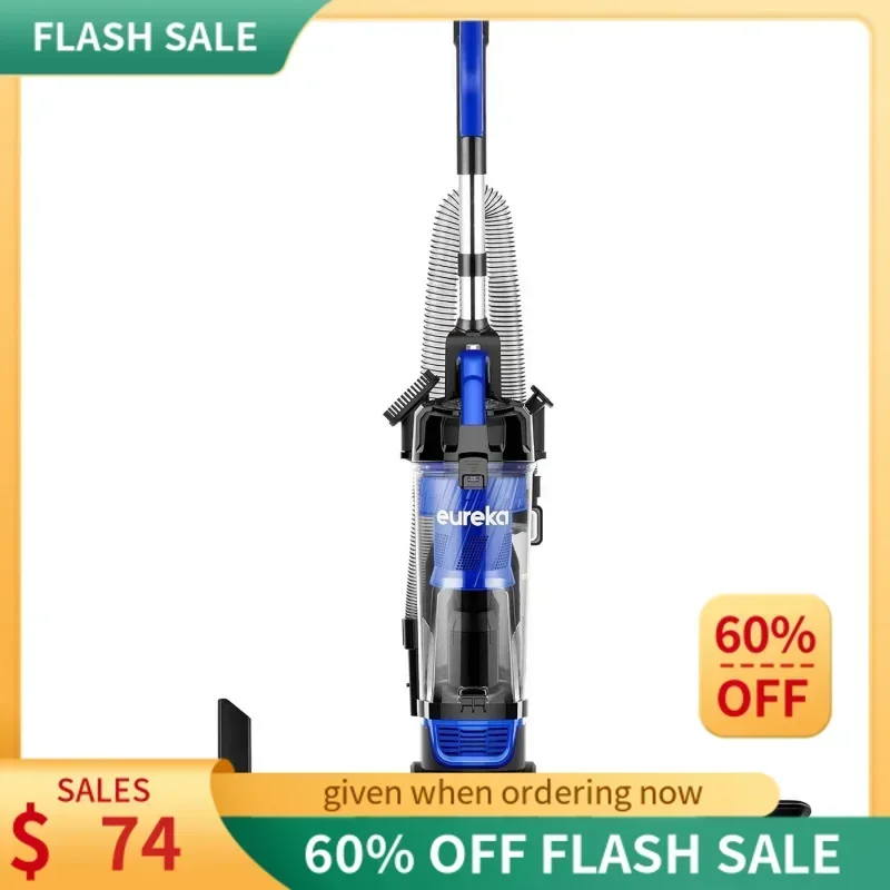 

QWEureka Lightweight Powerful Upright Vacuum Cleaner for Carpet and Hard Floor,PowerSpeed,New Model,Blue,black/New Model