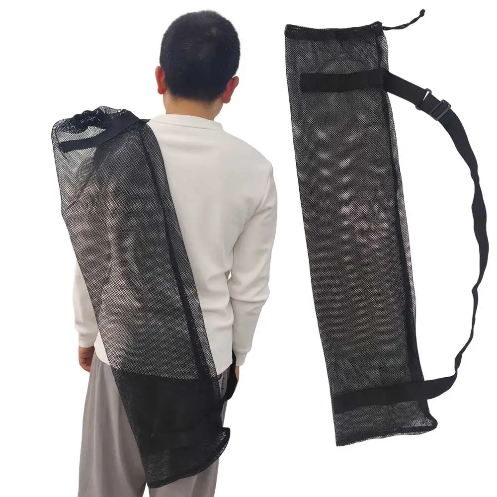 Bolsa de malla resistente para remo de kayak/canoa, bolsa de almacenamiento para tabla de paddle surf (SUP), bolsa de transporte con cordón para embarcaciones, 3 tamaños disponibles