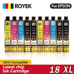 T1811-T1814 compatible ink cartridge for EPSON XP-212 XP-215 XP-312 XP-315 XP-412 XP-415 XP-225 XP-322 XP-325 printers full ink