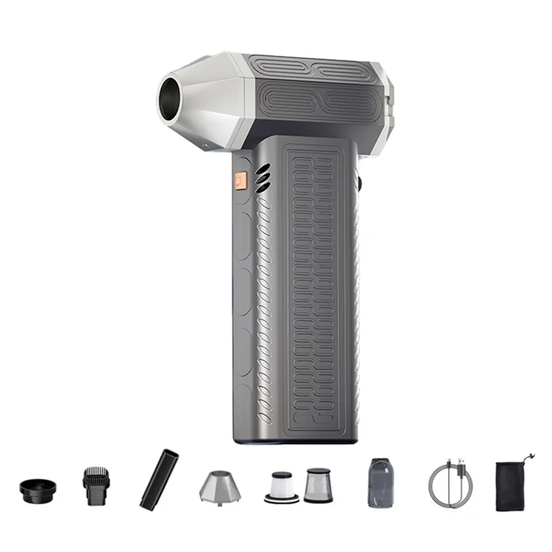 

AS94-Air Blower 130000RPM Turbofan Mini Fan Brushless Motor Handheld Duct Fan Portable Charging Cleaning Car Dryer
