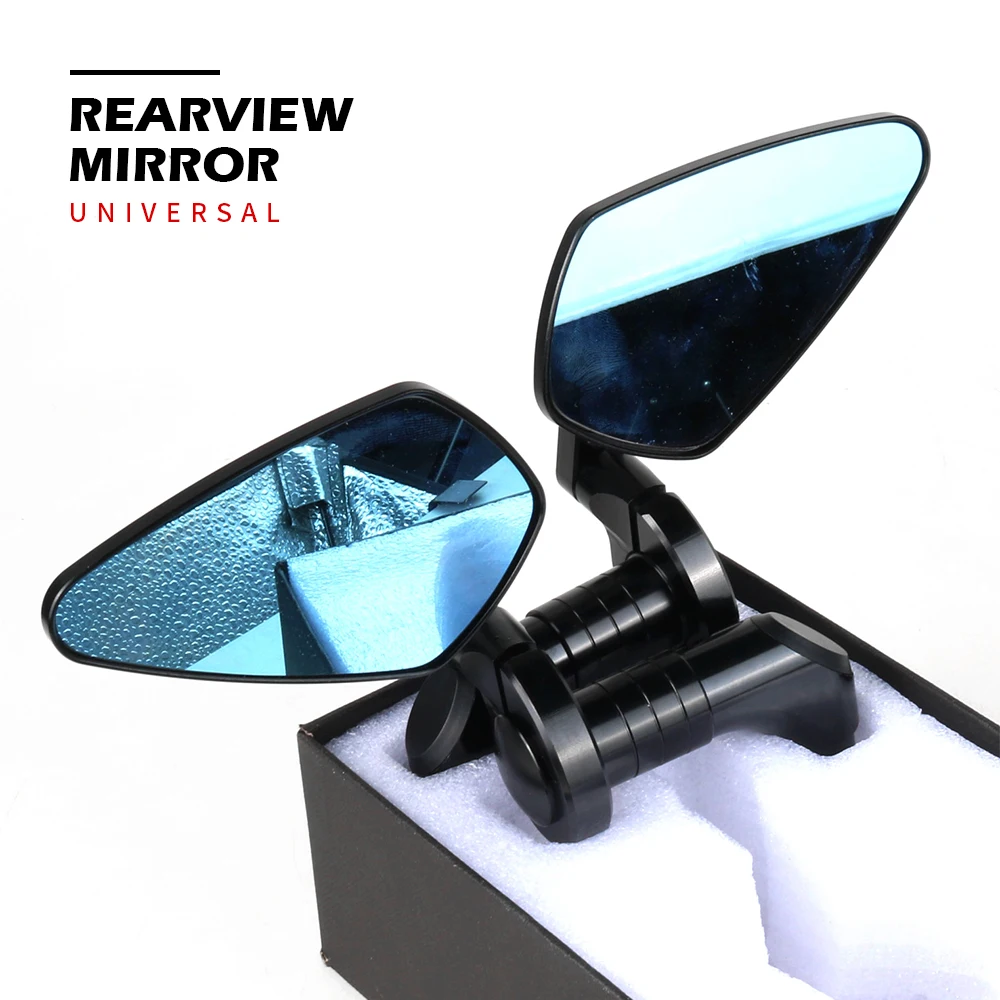 Universal 8/10mm Motorcycle Rearview Mirrors For Suzuki SV650 SV650S Aluminium Alloy Side Mirrors Motorbike Accessories