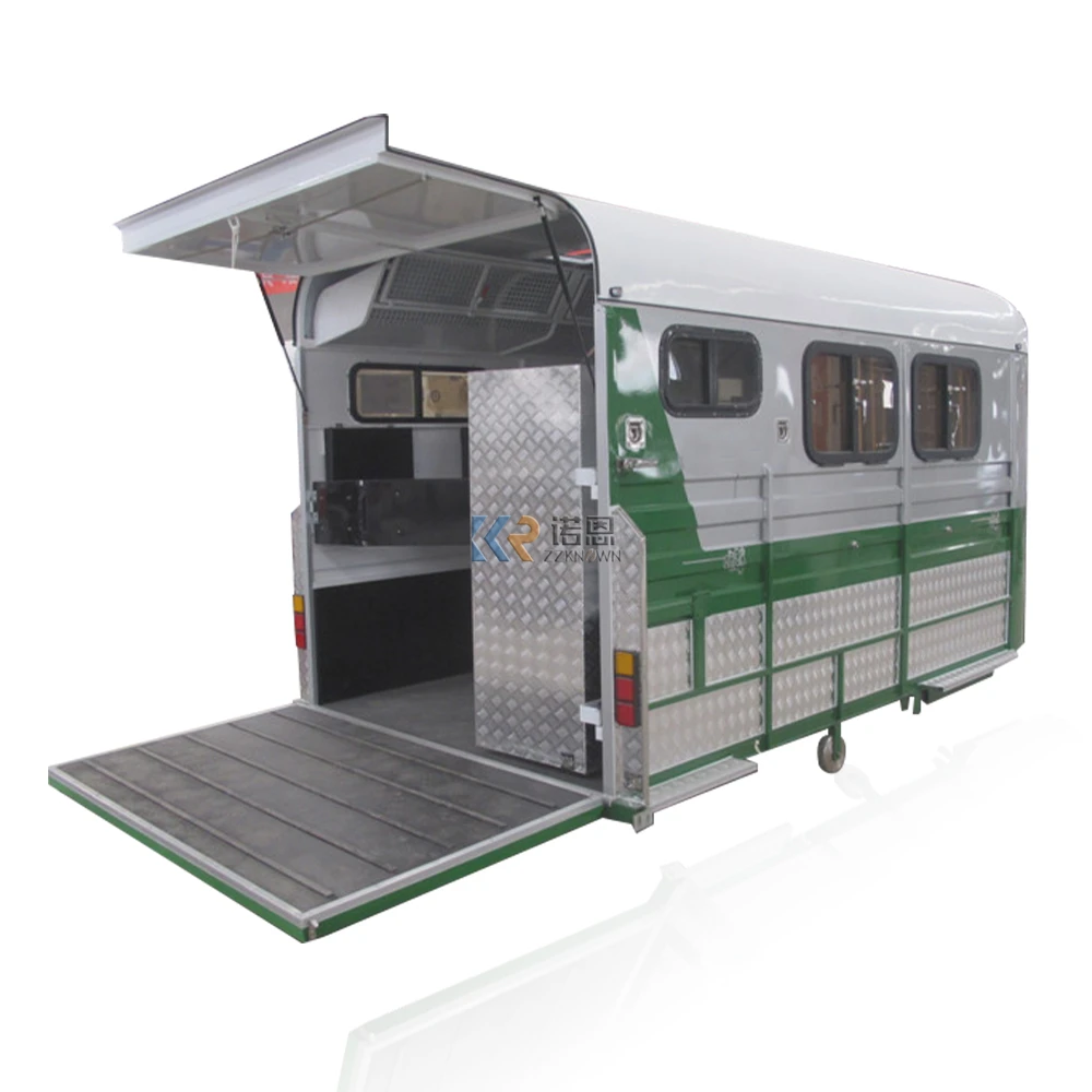 Horse Trailers Wholesale Australia Aluminum Gooseneck Float Living Horse Carriage Trailer High Capacity