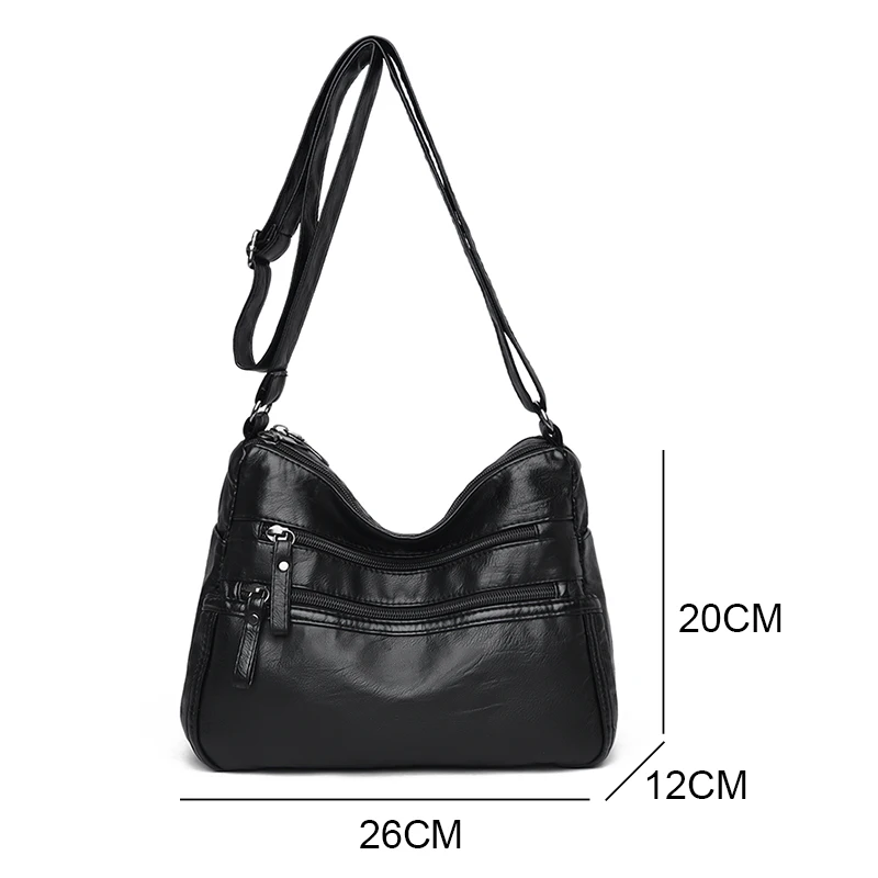 2024 High Quality Soft Leather Bolsa Luxury Ladies Hand Bags Female Crossbody Bags for Women Shoulder Messenger Bags Sac a Main