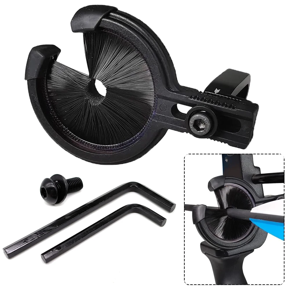 Full Brush Capture Arrow Rest for Archery Compound Recurve Bow, For Right and Left Hand, Outdoor Sport Hunting Shooting Tools
