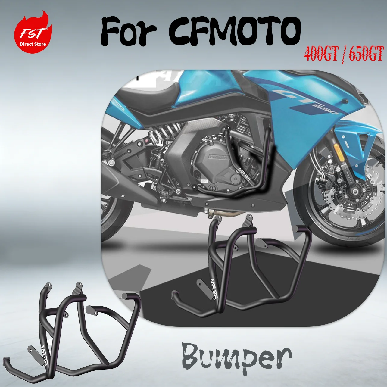 

Engine Guard Crash Bar & Anti-Crash Sliders for CFMOTO 400GT / 650GT Touring Motorcycle Bumper Race Bar Protector Modified Parts