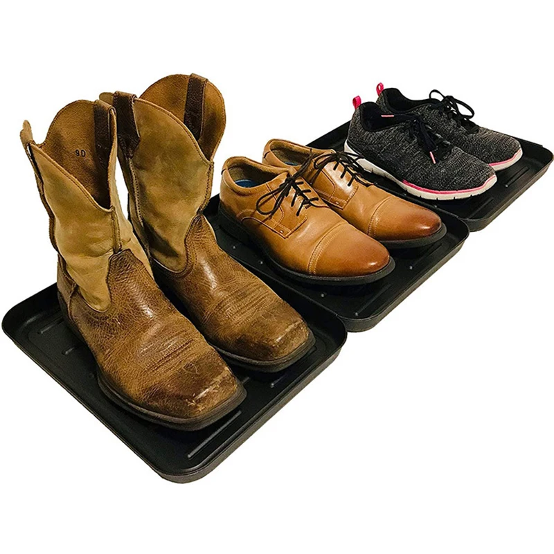 1/2/3pcs Boot Tray Heavy Duty Shoe Mat Car Storage Container Dog Cat Bowl Mats Multifunction Under Seat Box