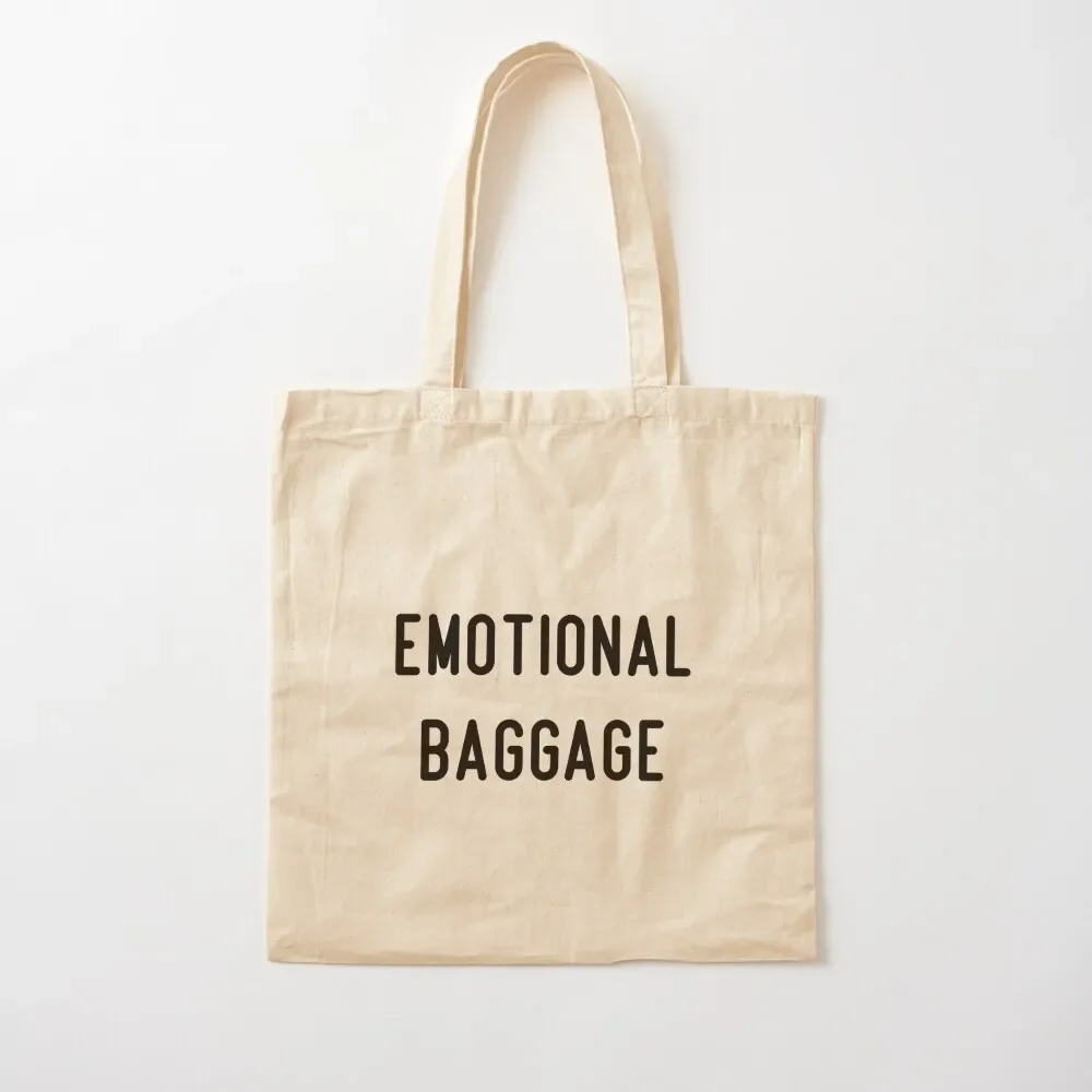 Emotional baggage. Tote Bag bags woman 2025 tote bags aesthetic Canvas Tote Bag